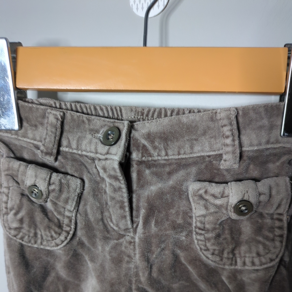Janie and Jack Brown‎ Velour Knickers Pants Size 6-12 Months - Picture 3 of 5